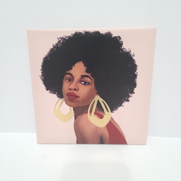 Girlie Portrait Canvas Wall Art - Picture 5 of 8